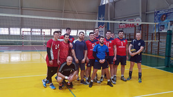 Товарищеский матч по волейболу прошел в Борисовке