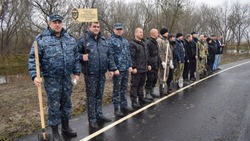 Борисовские полицейские высадили аллею берёз к 100-летию службы участковых уполномоченных