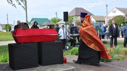 Церемония перезахоронения четырёх советских солдат прошла в селе Стригуны