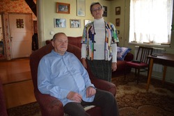 Иван Фёдорович и Елена Тимофеевна Кулабуховы 15 сентября отметили золотой юбилей совместной жизни
