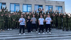 Студенты Борисовского агромеханического техникума приняли участие в сборах «Армата»