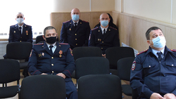 Участковые уполномоченные полиции Борисовского района получили награды