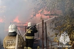Спасатели ликвидировали пожар в посёлке Борисовка