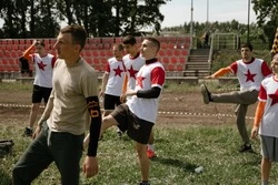  Спортсмены из Борисовки приняли участие в спортивном кроссе «Рубежи»