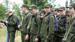 Юные белгородские курсанты приступили к обучению на полигоне 