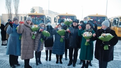 Новый автобус поступил в автопарк Борисовской школы №2