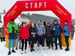 Борисовцы приняли участие в Рождественском забеге