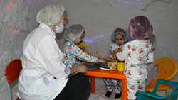 С удовольствием и интересом. Борисовский детский сад «Сказка» получил новое оборудование