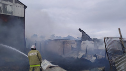 Пожар уничтожил сарай в селе Зозули Борисовского района