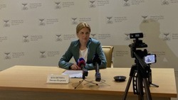 Оксана Козлитина провела брифинг на тему нового жилья для пострадавших от обстрелов белгородцев 
