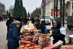 Предновогодняя продажа продукции состоялась в Борисовке