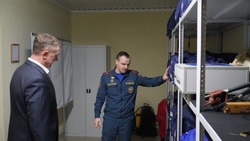 Владимир Переверзев встретился с сотрудниками борисовской пожарно-спасательной части №17 