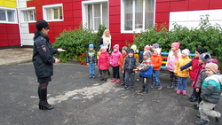 Сотрудники Госавтоинспекции провели акцию с воспитанниками детского сада «Теремок»