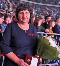 Учитель Борисовской школы №4 получила звание «Почётный работник сферы образования РФ»