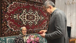 Вячеслав Гладков поздравил жительницу села Берёзовка Борисовского района со 100-летним юбилеем 