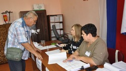 Второй день голосования завершился в Борисовском районе