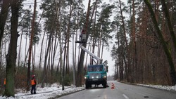 Специалисты заменят неработающие светильники от трассы «Белгород-Грайворон-Козинка» 