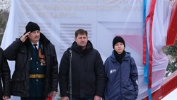 Торжественное открытие памятной стелы воинам-землякам прошло в Борисовке 