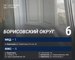 Строители восстановили шесть домов в Борисовском округе за минувшую неделю