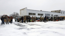 Смотр сил и средств пожаротушения прошёл в Борисовке
