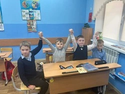 Ученики Борисовской основной школы №4 продолжили осваивать познавательную программу «Орлёнок-Эрудит»