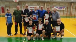 Борисовцы приняли участие в новогоднем Кубке района по настольному теннису