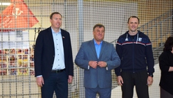 Тарас Хтей и Александр Косарев приняли участие в открытии спортивного турнира в Борисовке