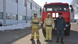 Сотрудники МЧС провели смотр сил и средств пожаротушения в Борисовке