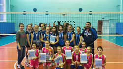 Юные волейболистки из Борисовки заняли второе место в межобластном турнире по волейболу