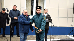Новое здание пожарно-спасательной части №17 открылось в Борисовском районе