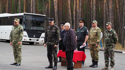 Офицеры белгородского СОБР встретились с семьями после длительной командировки