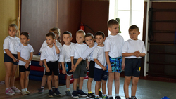 Воспитанники детских садов Борисовского района приняли участие в «Дне юного спортсмена»