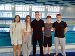 Спортсмены из Борисовки приняли участие в спартакиаде по плаванию
