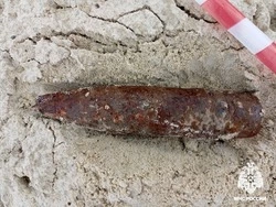 Снаряд времён Великой Отечественной войны был обнаружен в Борисовке