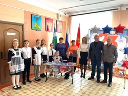 Торжественное открытие «Парты Героя» прошло в Новоборисовской СОШ им. Сырового А.В.