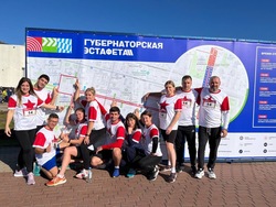 Борисовцы приняли участие в легкоатлетическом забеге «Губернаторская эстафета»