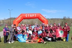 Жители Борисовского округа поддержали акцию «10000 шагов к жизни»