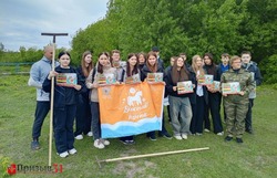 Члены борисовского военно-патриотического клуба «Сила духа» участвовали в экологическом десанте 