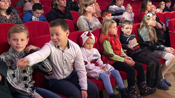 Новогодний утренник для детей с ограниченными возможностями здоровья прошёл в Борисовке