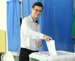 Молодые борисовцы принимают активное  участие в голосовании