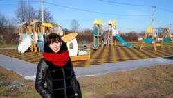 Новая детская площадка появилась в селе Хотмыжск Борисовского района