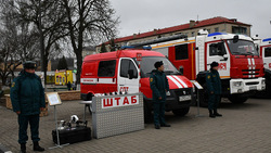Огнеборцы представили борисовцам самые современные образцы пожарно-спасательной техники