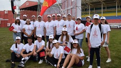Команда Борисовского района приняла участие в первом летнем параде физкультурников региона 