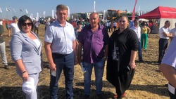 Делегация Борисовского района посетила День поля 