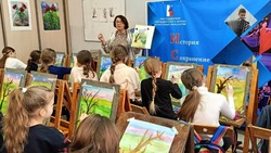 Учащиеся  художественного отделения школы искусств нарисовали «Весенний пейзаж»