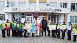 Борисовские сотрудники ГИБДД провели акцию «Полицейский Дед Мороз»