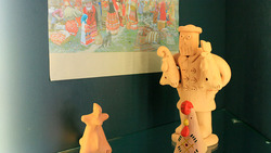 Выставка борисовской глиняной игрушки-свистульки открылась в белгородском музее