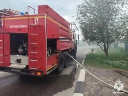Сотрудники МЧС ликвидировали пожар в Борисовке