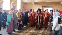 Епископ Софроний совершил литургию в Борисовском Тихвинском женском монастыре