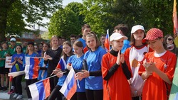 Легкоатлетическая эстафета ко Дню Победы прошла в Борисовском районе 